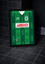 Quadro Camisa GOIÁS com Vidro e Moldura Preta Tam:A4 - Spark Loja Quadro Camisa GOIÁS com Vidro e Moldura Preta Tam:A4 - Spark Loja