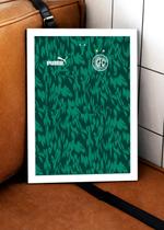 Quadro Camisa GUARANI com Vidro e Moldura Branca Tam:A4 Quadro Camisa GUARANI com Vidro e Moldura Branca Tam:A4