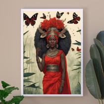 Quadro Candomblé Iansã 45x34cm - com vidro Quadro Candomblé Iansã 45x34cm - com vidro