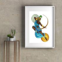 Quadro Candomblé Lagunedé - 60X48Cm