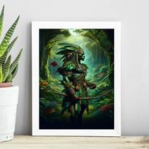 Quadro Candomblé - Oxossi Guerreiro 33X24Cm Quadro Candomblé - Oxossi Guerreiro 33X24Cm