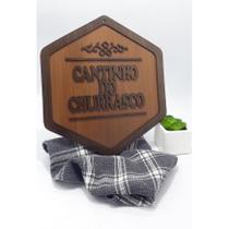 Quadro Cantinho Churrasco Parede Decoração Moderna Madeira MDF - 1 unidade Quadro Cantinho Churrasco Parede Decoração Moderna Madeira MDF - 1 unidade