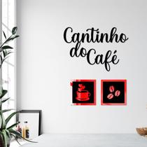 Quadro Cantinho Do Café - Inove Papéis de Parede