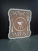 Quadro cantinho do churrasco