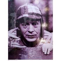 Quadro Canva Chaves Foto Barril/Série/Preto e Branco