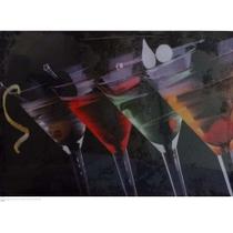 Quadro Canva Drinks Coloridos/Bar/Bebida