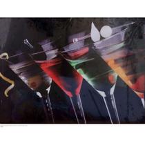 Quadro Canva Drinks Martini/Coloridos/Bebida