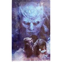 Quadro Canva Game of Thrones/Rei da noite/Daenerys/Jon Snow/Literatura/Série Quadro Canva Game of Thrones/Rei da noite/Daenerys/Jon Snow/Literatura/Série