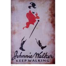 Quadro Canva Johnnie Walker Keep Walking/Logotipo/bebida