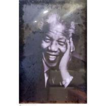 Quadro Canva Nelson Mandela/Personalidade/Ícone