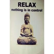 Quadro Canva Relax, nothing is in control/Espiritualidade/Buda