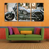 Quadro canvas 68x126 moto robusta parada