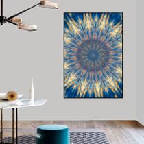 Quadro Canvas Abstrato Tie Dye 70x50