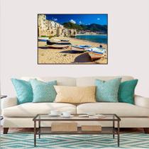 Quadro Canvas Barcos 80x1,00