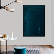 Quadro Canvas Barcos no Rio 1,20x90