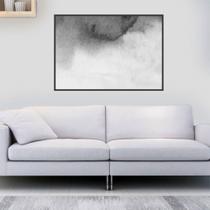 Quadro Canvas Decorativo para Sala Aquarelado P&b 60x90