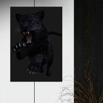 Quadro Canvas Decorativo para Sala Pulo da Pantera 42x30