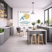 Quadro Canvas Henri Matisse Du Vendredi 60x40cm Mold Branca Quadro Canvas Henri Matisse Du Vendredi 60x40cm Mold Branca