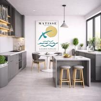 Quadro Canvas Henri Matisse Du Vendredi 70X50Cm Mold Branca Quadro Canvas Henri Matisse Du Vendredi 70X50Cm Mold Branca