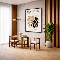 Quadro Canvas Henri Matisse The Leaf 40x30cm Mold Preta Quadro Canvas Henri Matisse The Leaf 40x30cm Mold Preta