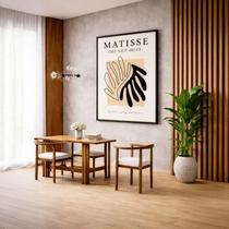 Quadro Canvas Henri Matisse The Leaf 60X40Cm Mold Branca Quadro Canvas Henri Matisse The Leaf 60X40Cm Mold Branca