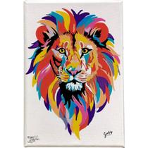 Quadro Canvas Leão de Judá 40X50CM Quadro Canvas Leão de Judá 40X50CM