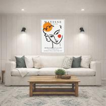 Quadro Canvas Matisse Madame Pompadour 40x30cm Mold Preta
