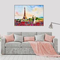 Quadro Canvas Paris Romântico 60x90