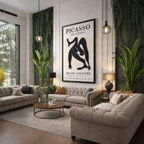 Quadro Canvas Picasso The Acrobat 40x30cm Mold Branca Quadro Canvas Picasso The Acrobat 40x30cm Mold Branca