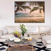 Quadro Canvas Praia Coqueiros 90x1,20