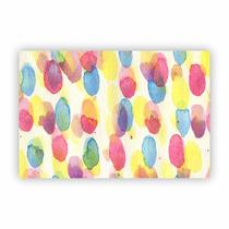 Quadro Canvas Premium Abstrato Tinta Colorida 90X60Cm Quadro Canvas Premium Abstrato Tinta Colorida 90X60Cm