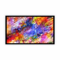 Quadro Canvas Premium Moldura Abstrato Colorido 60x40cm Quadro Canvas Premium Moldura Abstrato Colorido 60x40cm