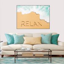 Quadro Canvas Relax Praia 1,00x1,30