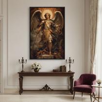 Quadro Canvas São Miguel Clássico 90x60cm Mold Preta