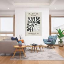 Quadro Canvas The Cut Outs Matisse 40x30cm Mold Branca