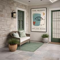 Quadro Canvas The Eye Exhibition 60x40cm Mold Branca