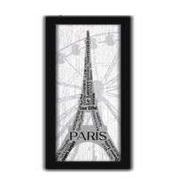 Quadro canvas torre eiffel paris decoração moldura 60cm