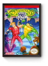 Quadro Capa Battletoads E Double Dragon Nes Poster Moldurado