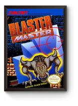 Quadro Capa Blaster Master Nintendinho Poster Moldurado
