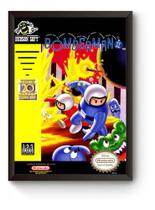 Quadro Capa Bomber Man 2 Nintendinho Poster Moldurado