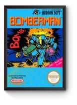 Quadro Capa Bomber Man Nintendinho Poster Moldurado Quadro Capa Bomber Man Nintendinho Poster Moldurado