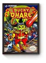 Quadro Capa Bucky O' Hare Nintendinho Poster Moldurado