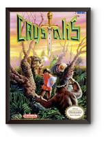 Quadro Capa Crystalis Nintendinho Poster Moldurado