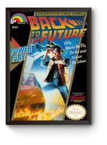 Quadro Capa De Volta Para O Futuro Nes Poster Moldurado