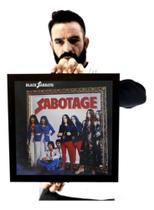Quadro Capa Disco Black Sabbath Sabotage Arte Na Moldura Quadro Capa Disco Black Sabbath Sabotage Arte Na Moldura
