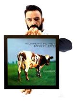 Quadro Capa Disco Pink Floyd Atom Heart Mother 33x33cm Quadro Capa Disco Pink Floyd Atom Heart Mother 33x33cm