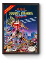 Quadro Capa Double Dragon 2 Nintendinho Poster Moldurado Quadro Capa Double Dragon 2 Nintendinho Poster Moldurado