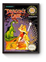 Quadro Capa Dragon's Lair Nintendinho Poster Moldurado Quadro Capa Dragon's Lair Nintendinho Poster Moldurado