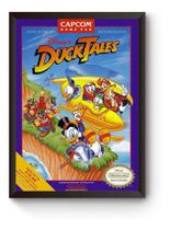 Quadro Capa Duck Tales Nintendinho Poster Moldurado
