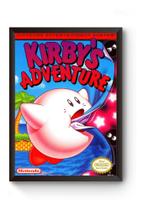 Quadro Capa Kirby's Adventure Nintendinho